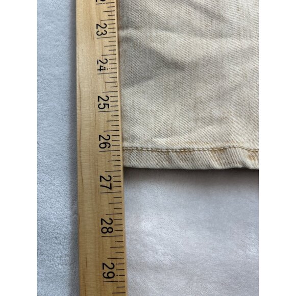 Chicos Platinum Denim‎ Jeans Womens 0.5 Tan Slim Leg Stretch Ultimate Fit - Picture 8 of 8
